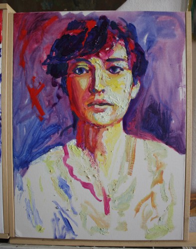 Camille Claudel - autoritratto - Portrait - Painting - Ritratto